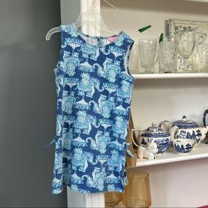 EUC girls Lilly Pulitzer tunic dress and shirt set sz M (6-7)